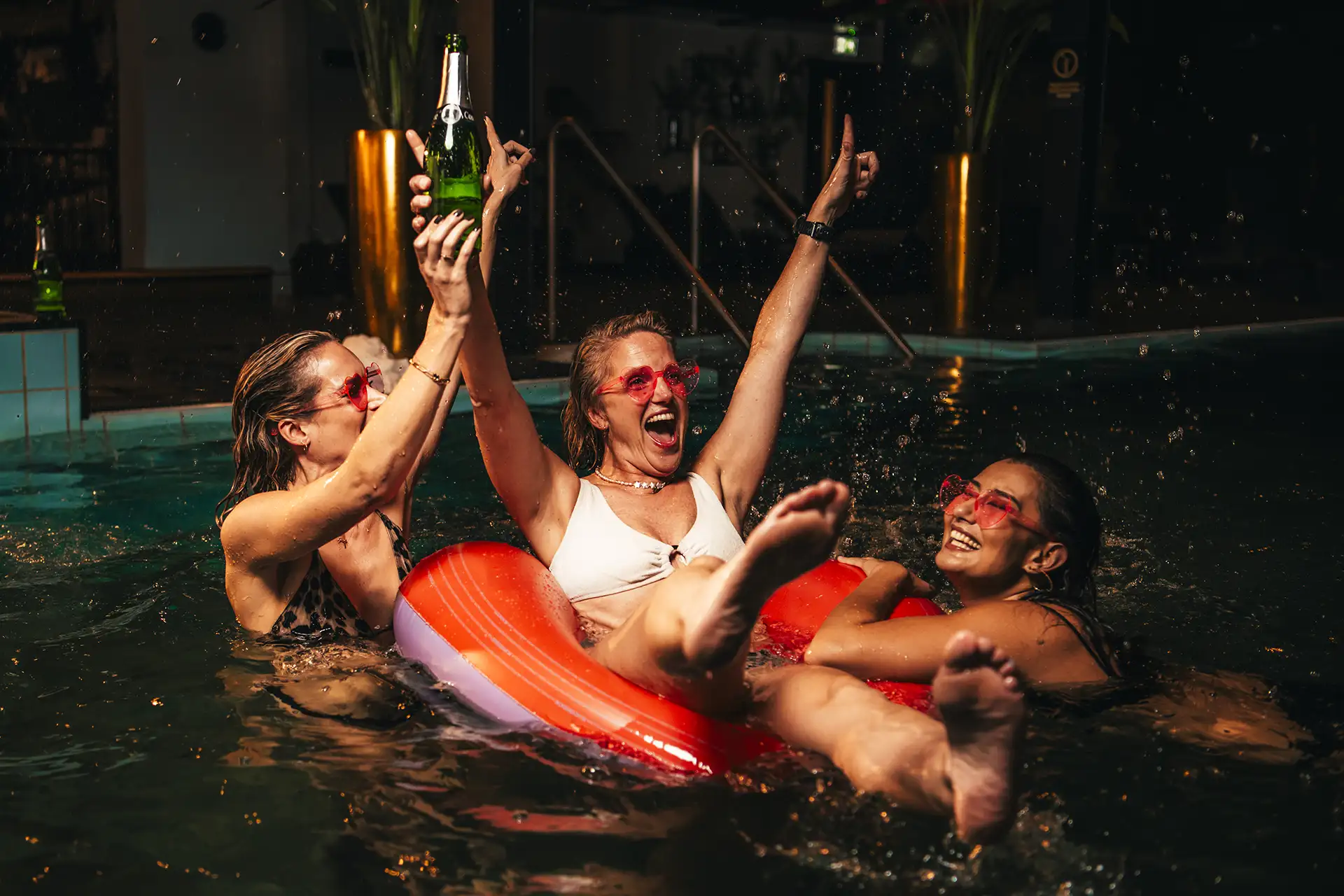 Pool party HEAT hero